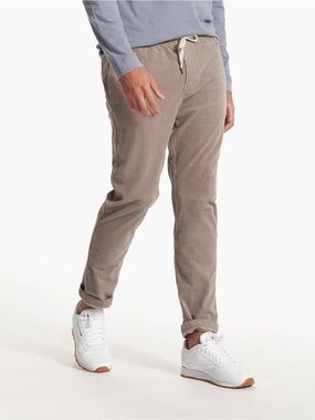 Vuori Optimist Corduroy Pant Walnut Tan Men’s Size Small